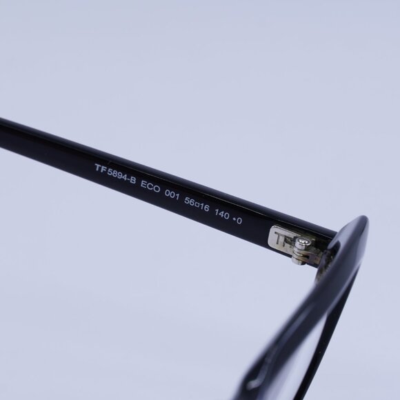 Tom Ford FT5894-B 001 Eyeglasses Black 56mm Rectangle Frame, Blue Light Block main image 6